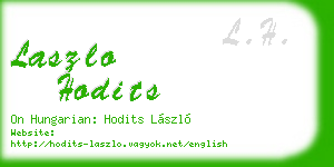 laszlo hodits business card